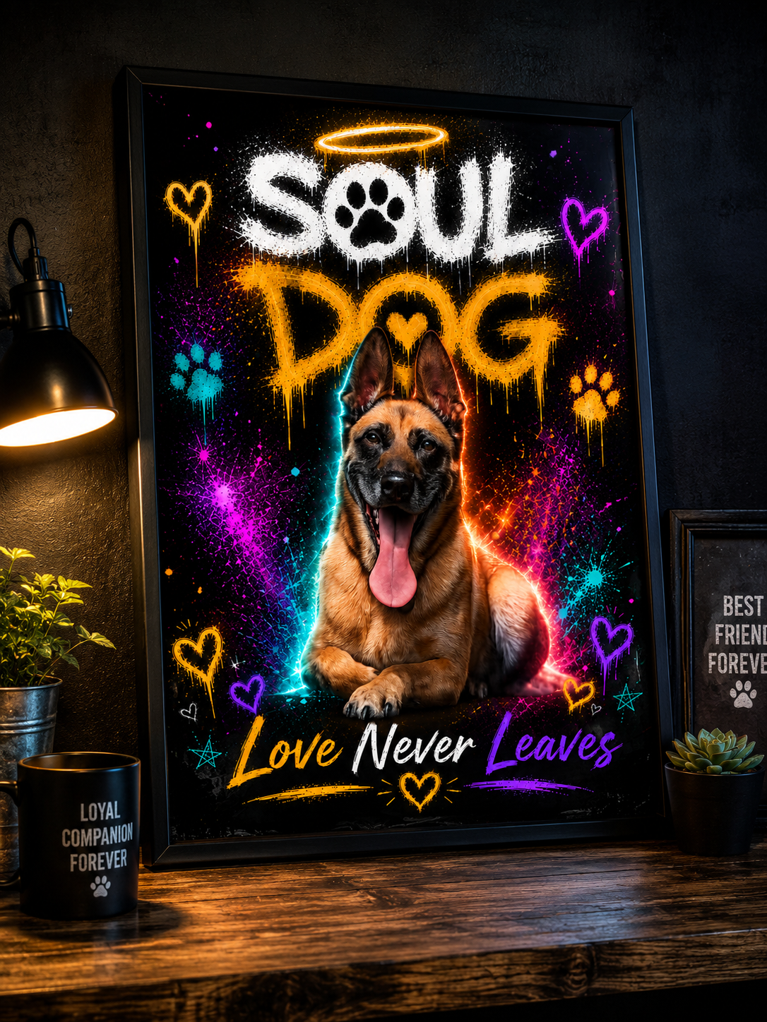 Soul Dog Framed Wall Art