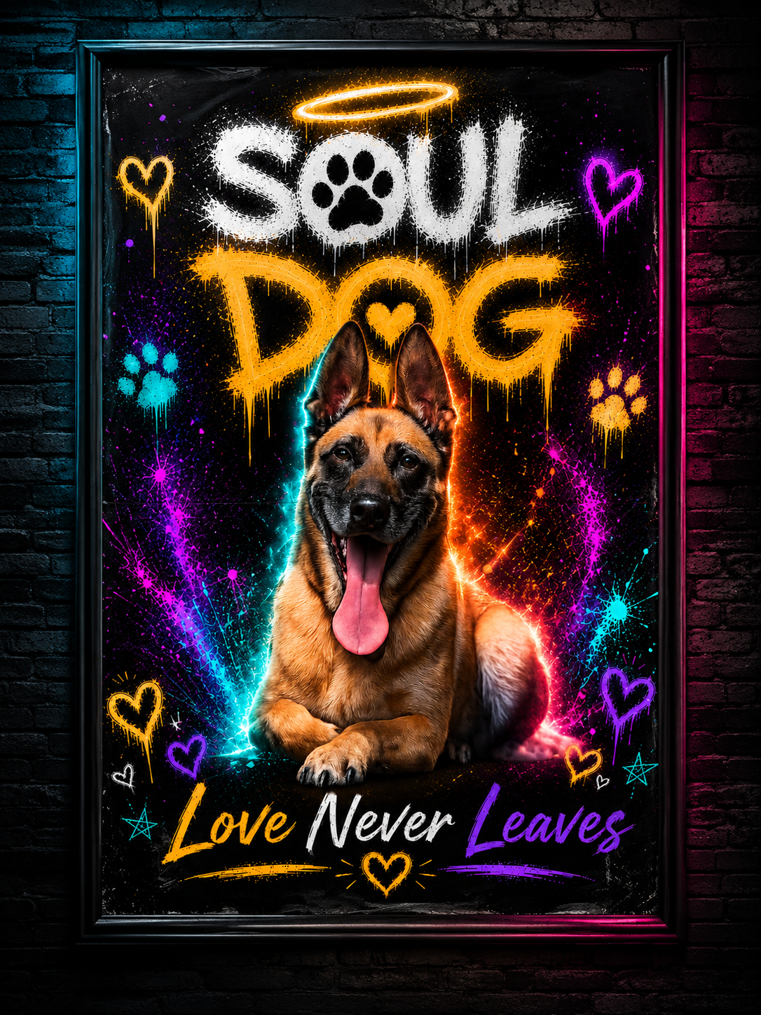 Soul Dog Framed Wall Art