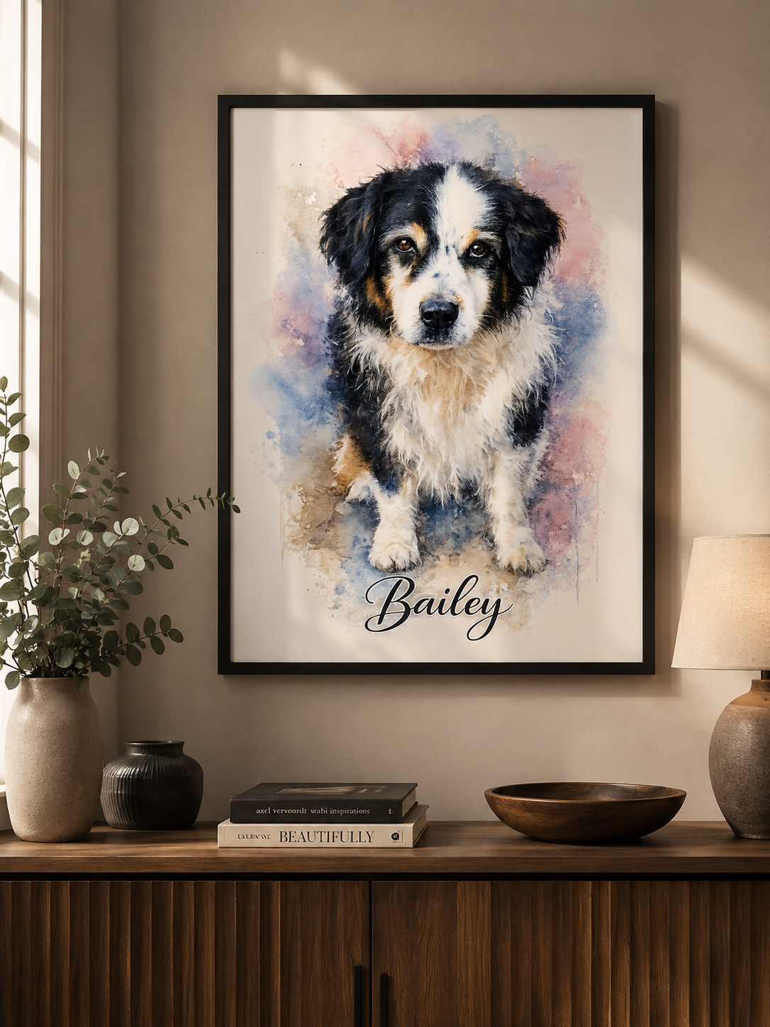Watercolor Framed Wall Art